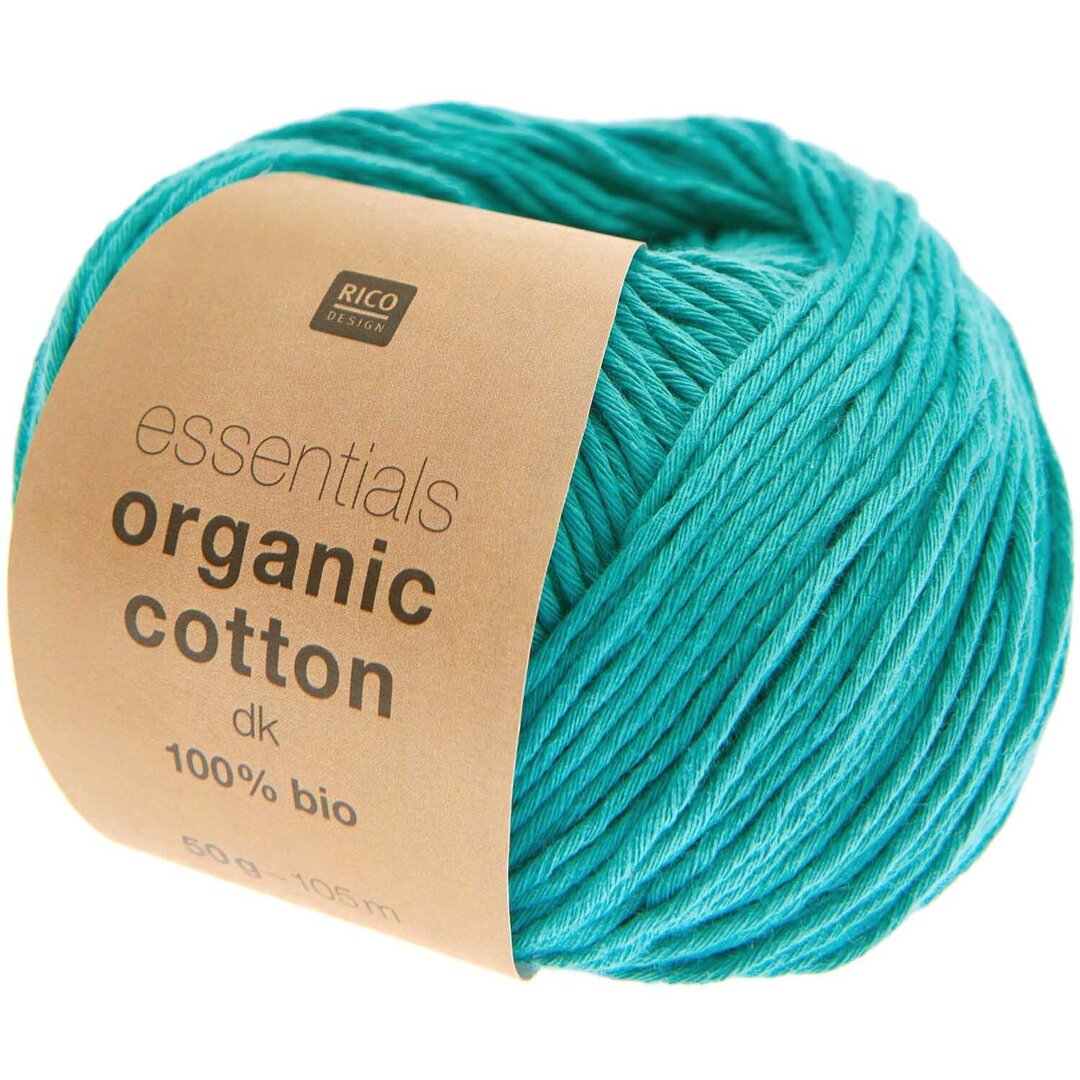 Essentials Organic Cotton dk 50g 105m Farbe Türkis