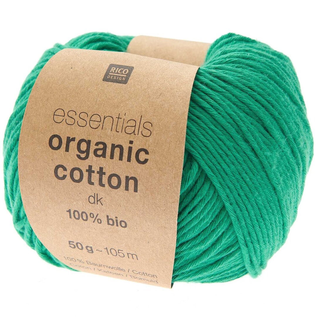Essentials Organic Cotton dk 50g 105m Farbe Grün